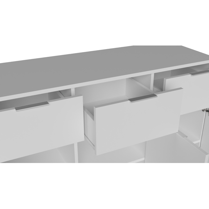 Комод HOPE 80x78x35 см бял