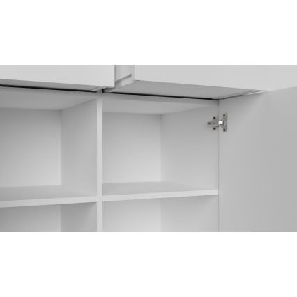 Комод HOPE 80x78x35 см бял