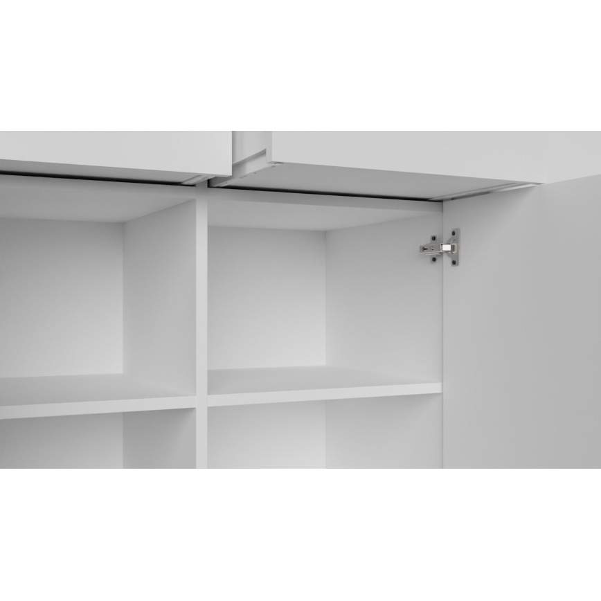 Комод HOPE 80x78x35 см бял
