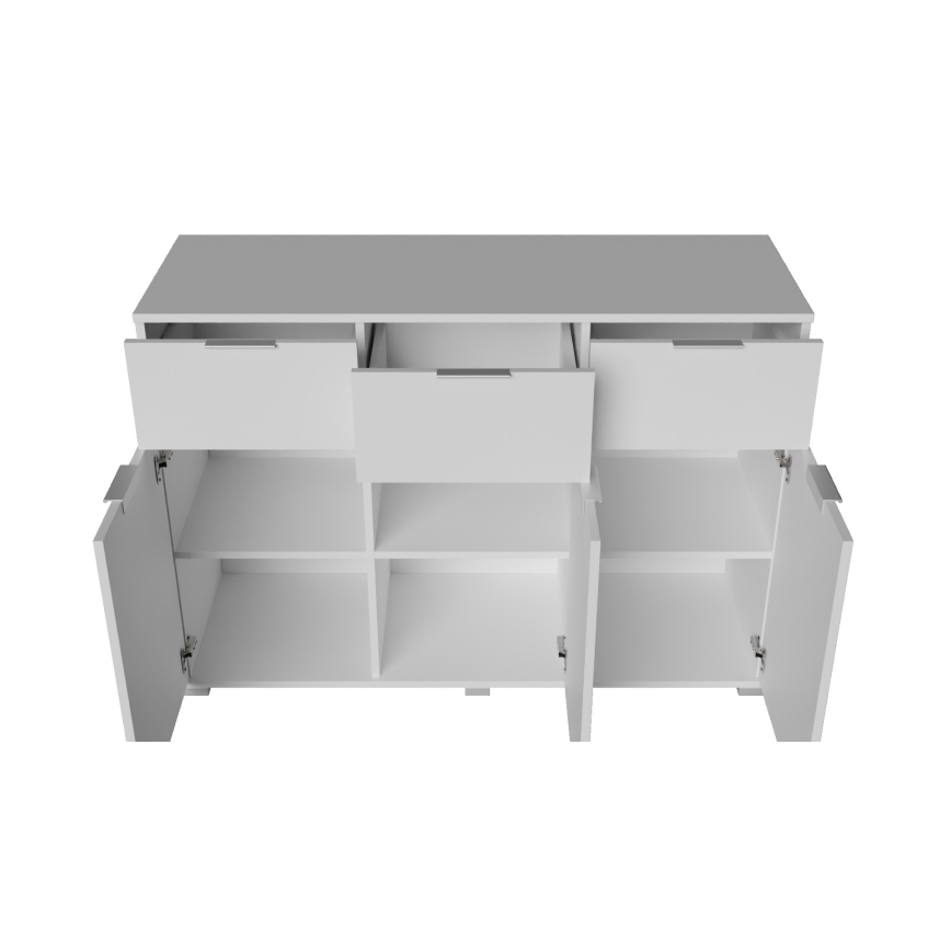 Комод HOPE 80x78x35 см бял