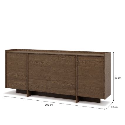 Комод KEMI 200x90x38 см, дъб