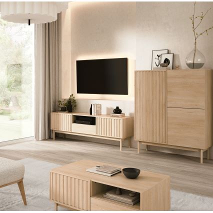 Комод KIOTO 106x130x37 см дъб Кремона