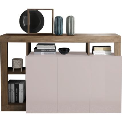 Комод LENOR кашемир/дъб