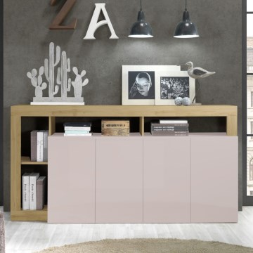 Комод LENOR кашемир/кафяв