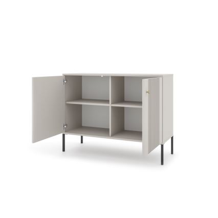 Комод LUE бежов/черен