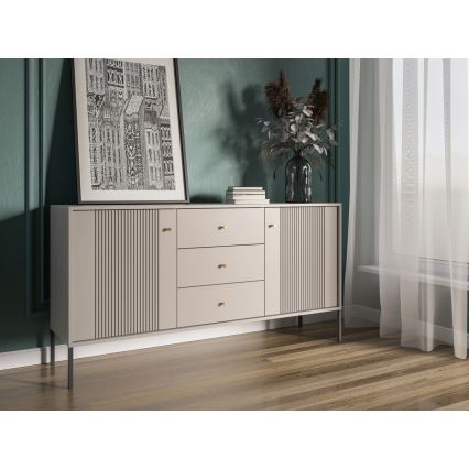 Комод LUE бежов/черен