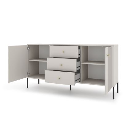 Комод LUE бежов/черен