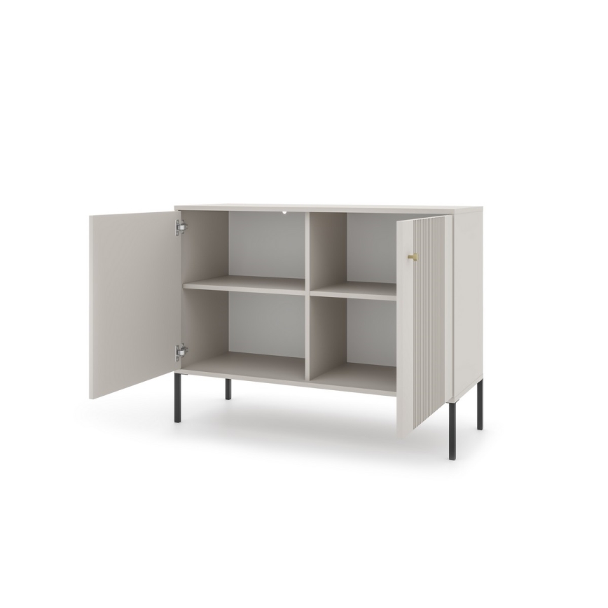 Комод LUE бежов/черен