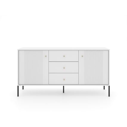 Комод LUE бял/черен