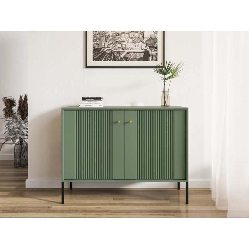 Комод LUE зелен/черен