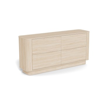 Комод MADERA 160 x 75 см, бял дъб