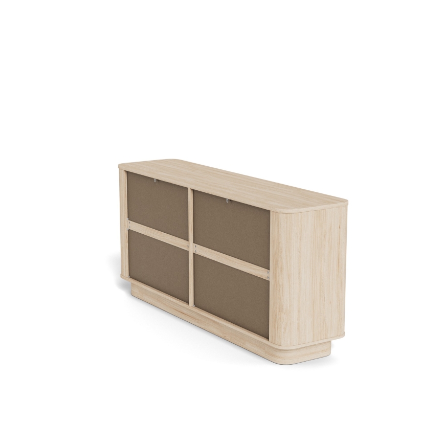 Комод MADERA 160 x 75 см, бял дъб