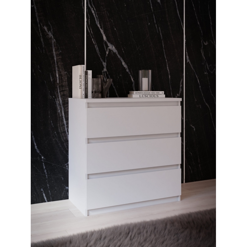 Комод MAO с чекмеджета, бял