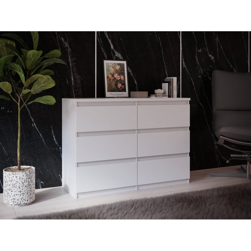 Комод MAO с чекмеджета, бял