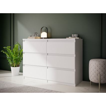 Комод MAO с чекмеджета, бял