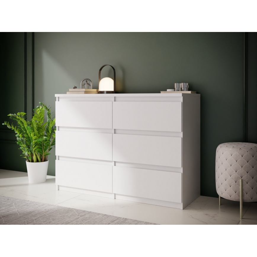 Комод MAO с чекмеджета, бял