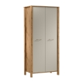 Комод MENTA 90x200x53 см дъб Wotan/сив
