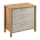 Комод MENTA 90x81x47 см, дъб Wotan/сив