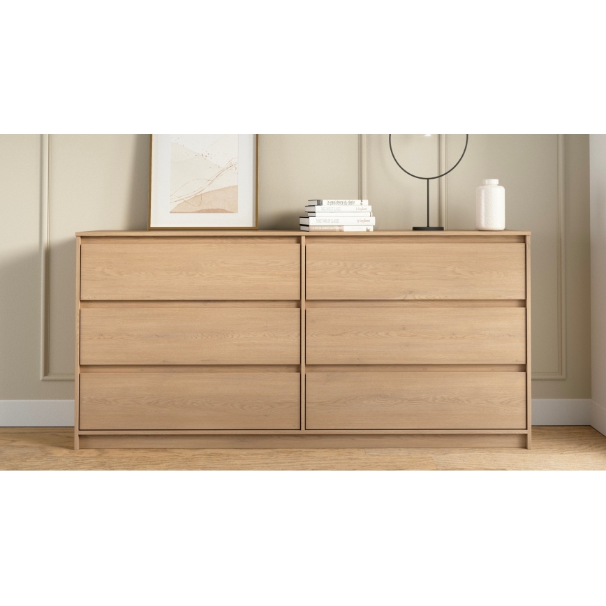 Комод MIYABI 181x86x40 см дъб кремона