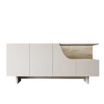 Комод ORBIS 180x40 см кремав/бежов