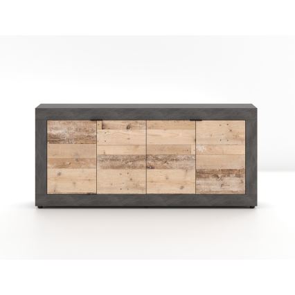 Комод RUNEA светло кафяв/антрацит