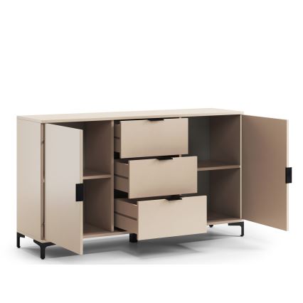 Комод с чекмеджета и врати LORA бежов