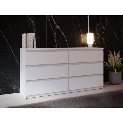 Комод с чекмеджета MAO, бял