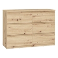 Комод с чекмеджета MAO, дъб artisan
