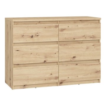 Комод с чекмеджета MAO, дъб Artisan