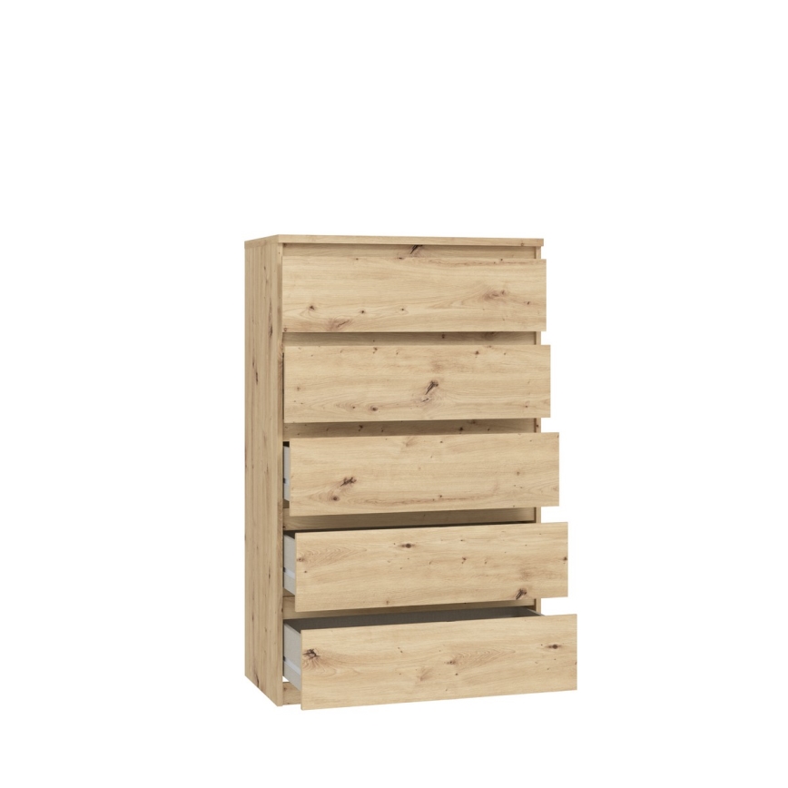 Комод с чекмеджета MAO, дъб Artisan