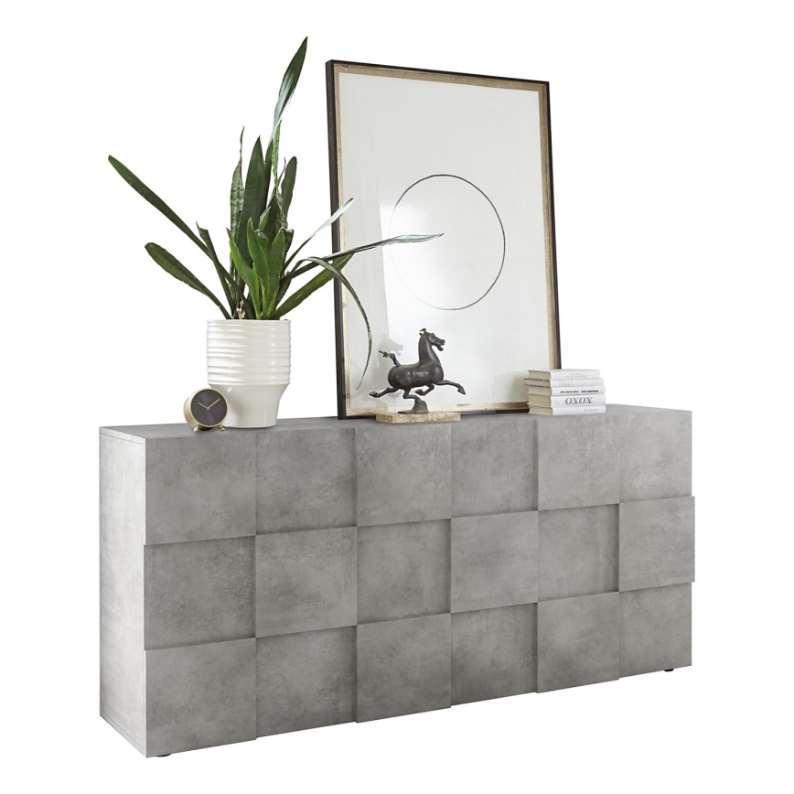 Комод SERIAN сив бетон