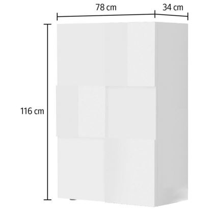 Комод SERIAN в бяло