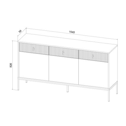 Комод SUE беж/кашемир