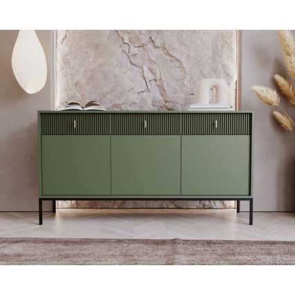 Комод SUE зелен/черен
