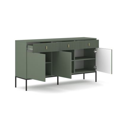 Комод SUE зелен/черен
