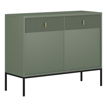 Комод SUE зелен/черен
