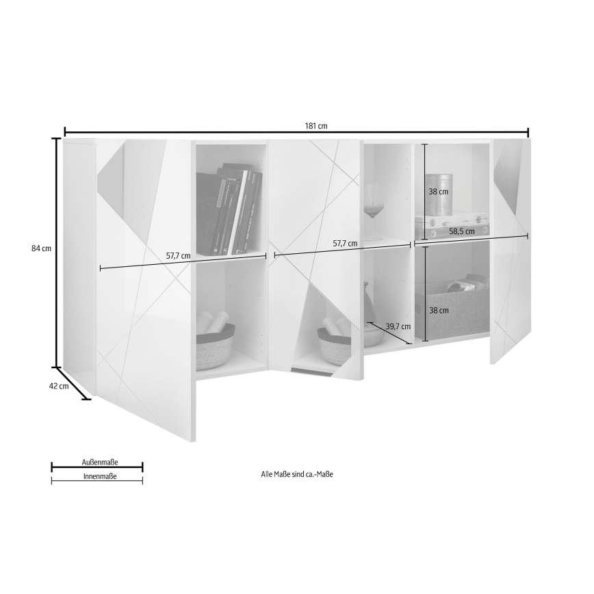 Комод TAVRI антрацит