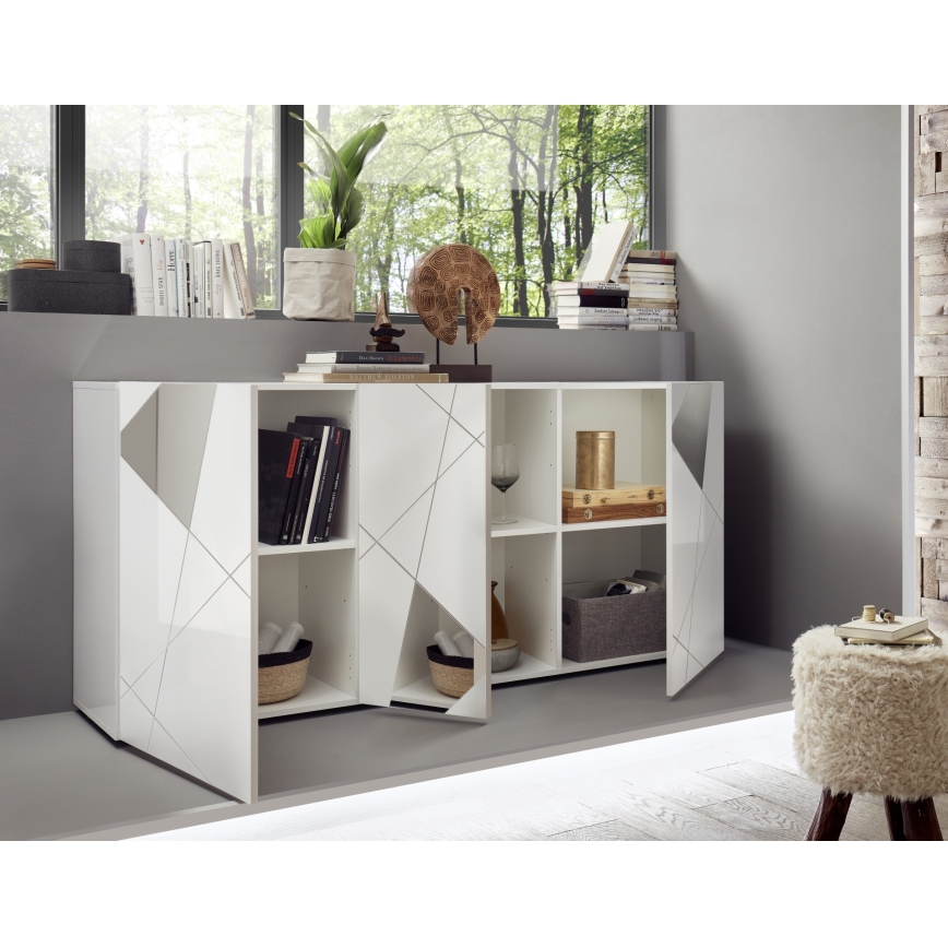 Комод TAVRI в бяло