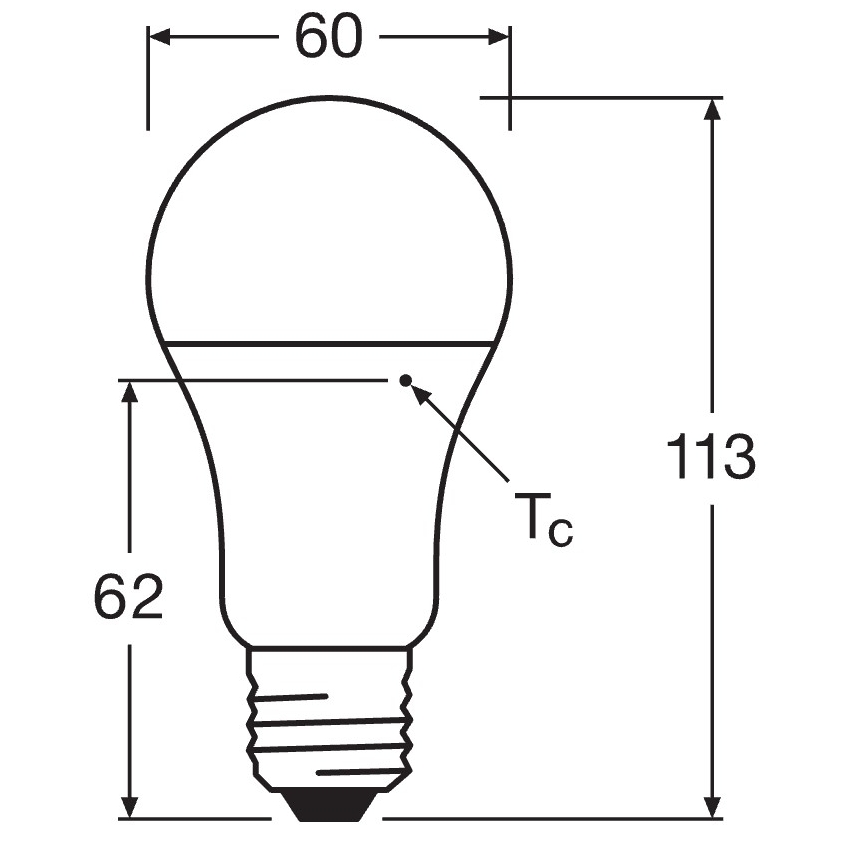 Комплект 10x LED крушки CLASSIC A75 E27/10W/230V 2700K - Osram