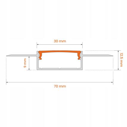 КОМПЛЕКТ 1x LED RGBW димируема лента NEO LITE MUSIC LED/24W/230V 5 m IP65 Wi-Fi Tuya + 5x вграден профил 1 m сребрист/бял + дистанционно управление
