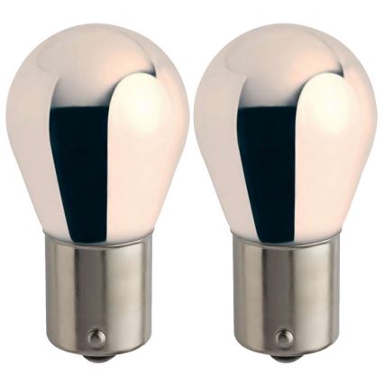 Комплект 2x Автокрушка Philips SILVER VISION 12496SVB2 PY21W BAU15s/21W/12V