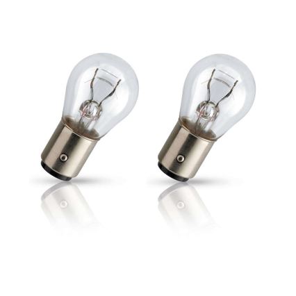 Комплект 2x Автокрушка Philips VISION 12499CP BAY15d/5W/12V