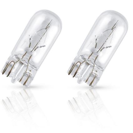 Комплект 2x Автокрушка Philips VISION PLUS WB T10 W2,1x9,5D/6W/12V