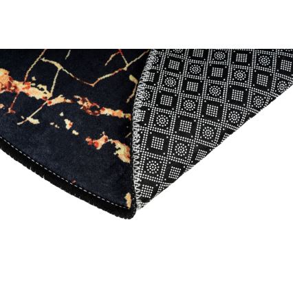 КОМПЛЕКТ ОТ 2 БРОЯ Банкетна постелка GOLDES 60/100 см черно/златно