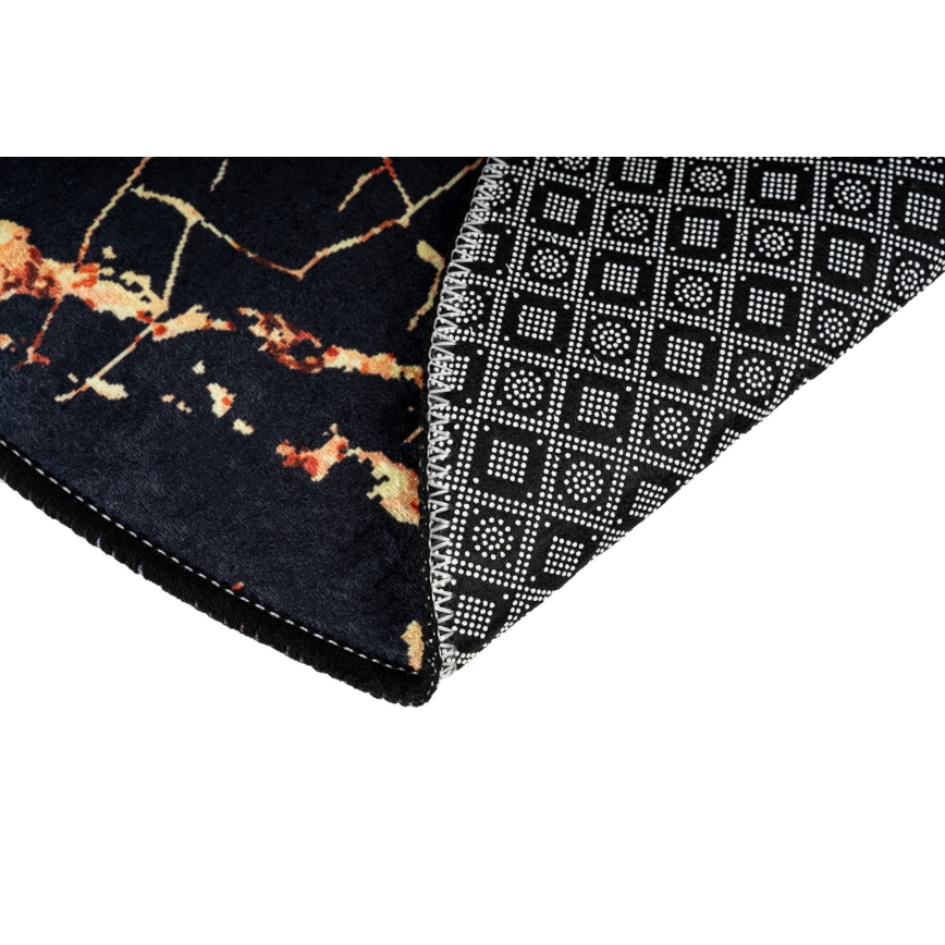 КОМПЛЕКТ ОТ 2 БРОЯ Банкетна постелка GOLDES 60/100 см черно/златно