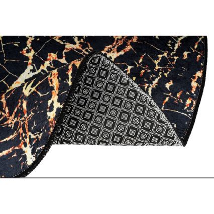 КОМПЛЕКТ ОТ 2 БРОЯ Банкетна постелка GOLDES 60/100 см черно/златно