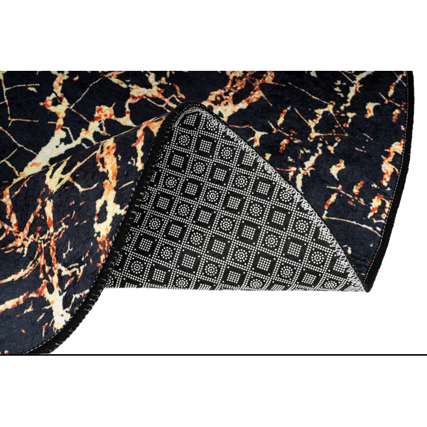 КОМПЛЕКТ ОТ 2 БРОЯ Банкетна постелка GOLDES 60/100 см черно/златно