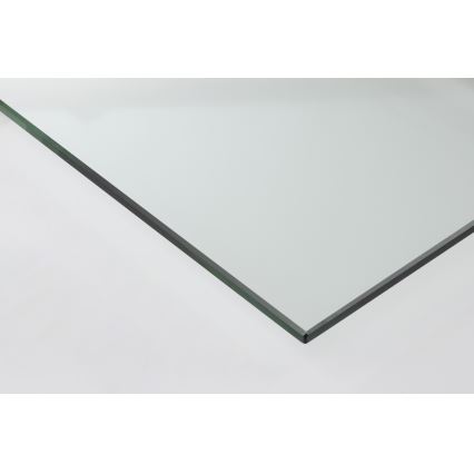 Комплект 2x холни масички SARON 90x50 cm сиви/прозрачни