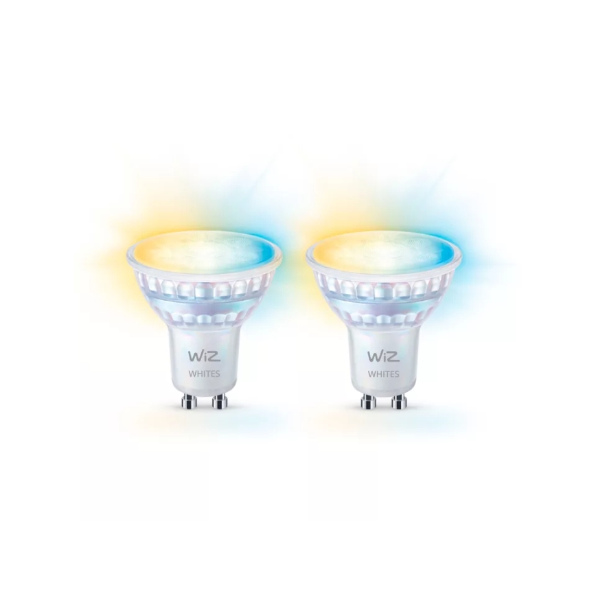 Комплект 2x димируеми LED крушки със сензор за движение PAR16 GU10/4,7W/230V 2700-6500K CRI 90 Wi-Fi - WiZ