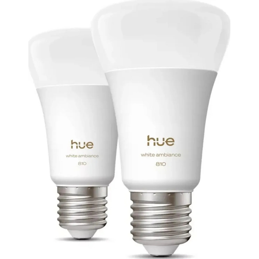 КОМПЛЕКТ 2x димируема LED крушка Philips Hue WHITE E27/7W/230V 2700K